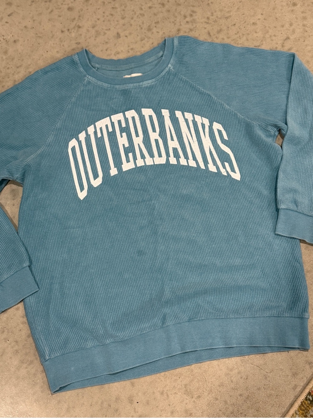 Outerbanks Blue Crewneck Sweater